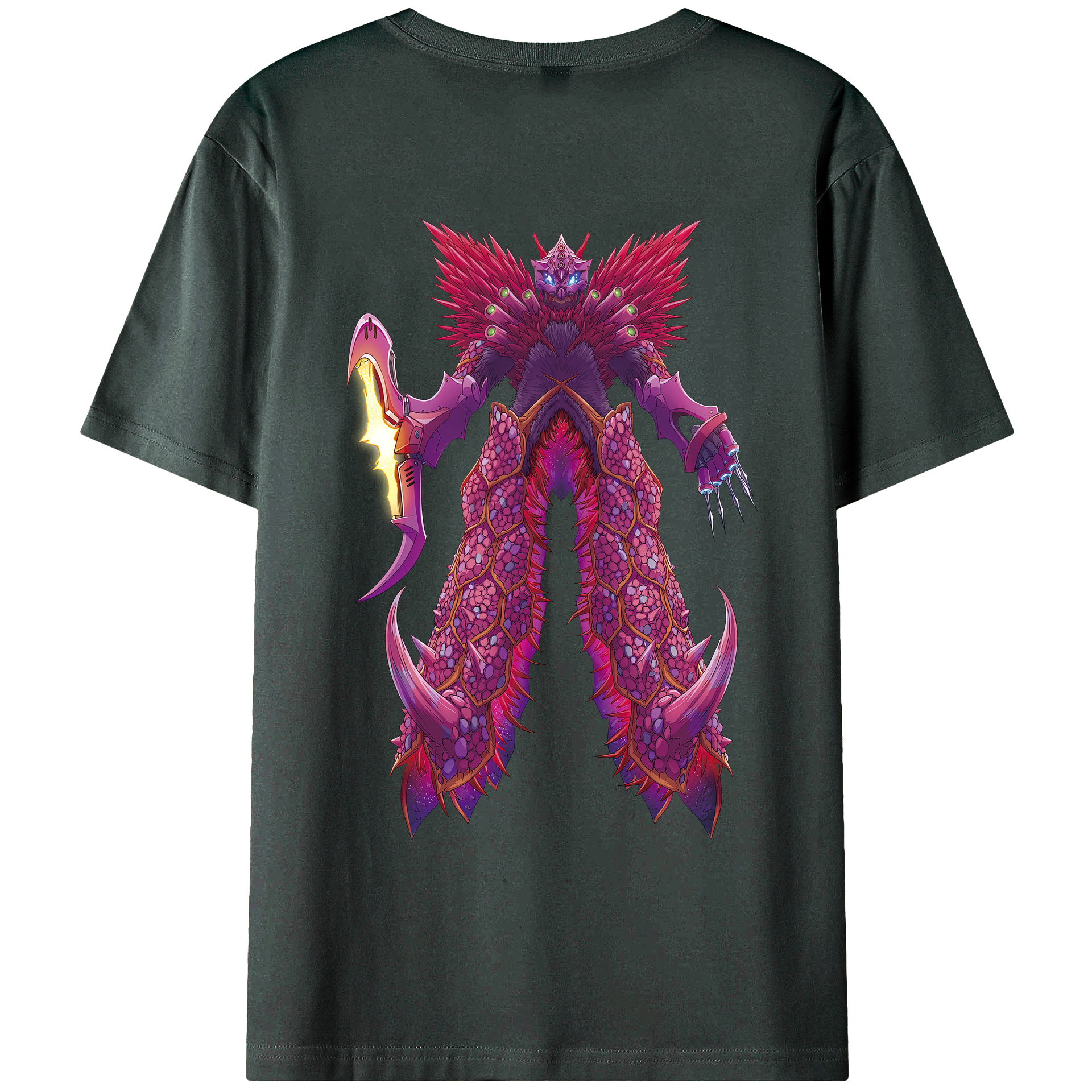 （画像用） ウルトラマン Ultraman 綿100％ メンズ半袖Tシャツ（バックプリント） 通気性